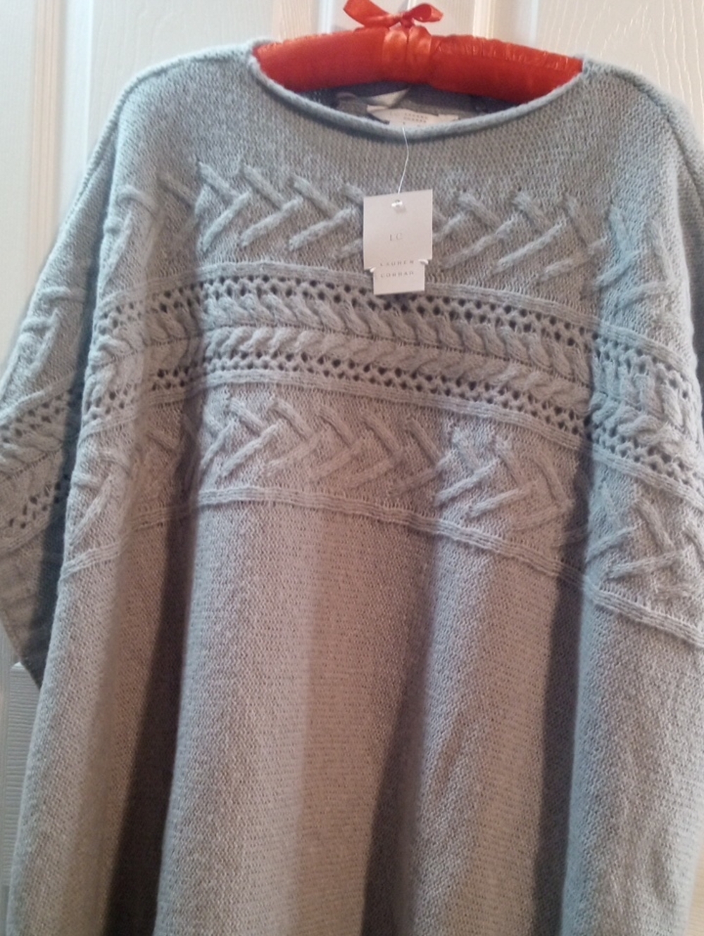 LC LAUREN CONRAD PONCHO SWEATER